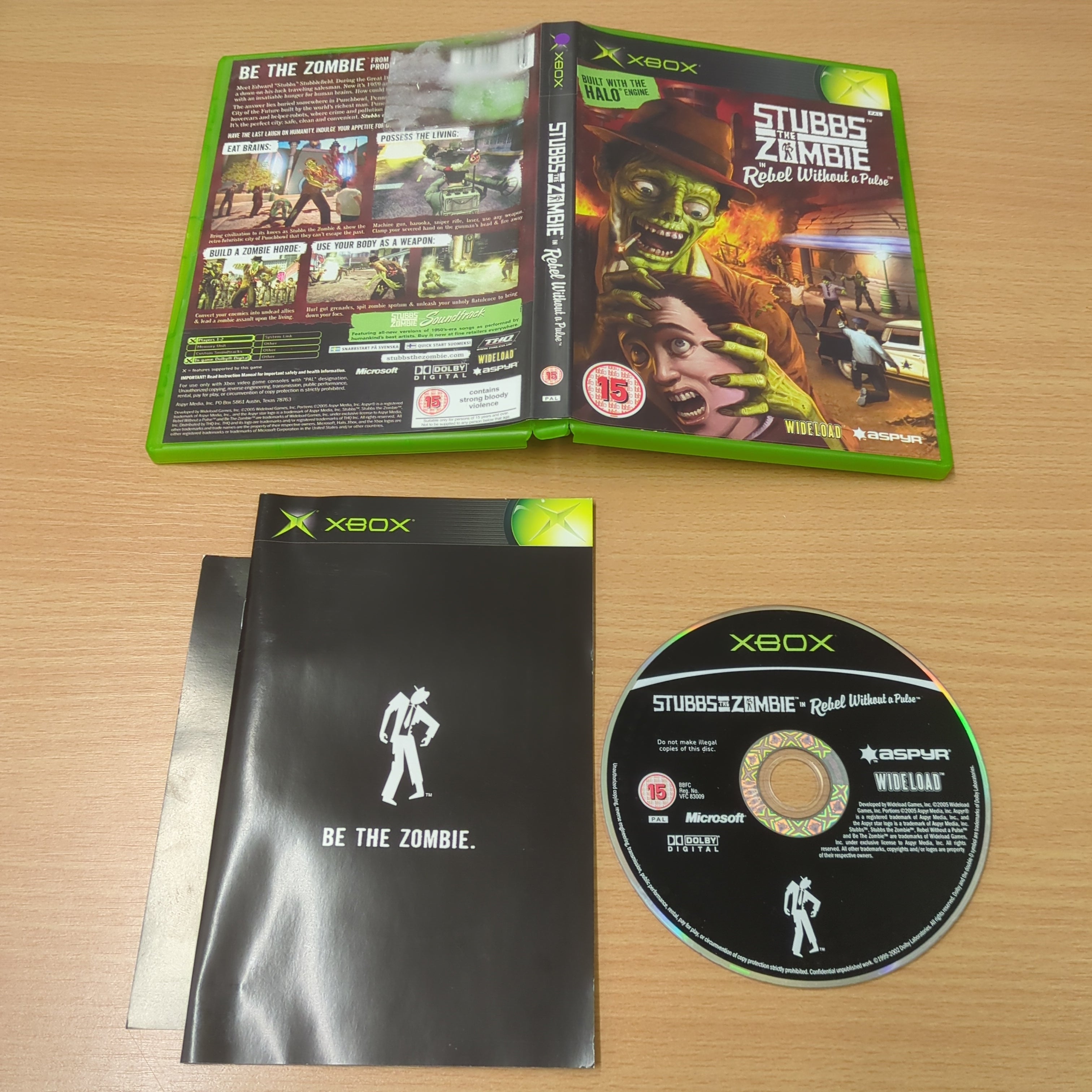 Stubbs the Zombie in Rebel Without a Pulse original Xbox game Stubbs the Zombie in Rebel Without a Pulse original Xbox game